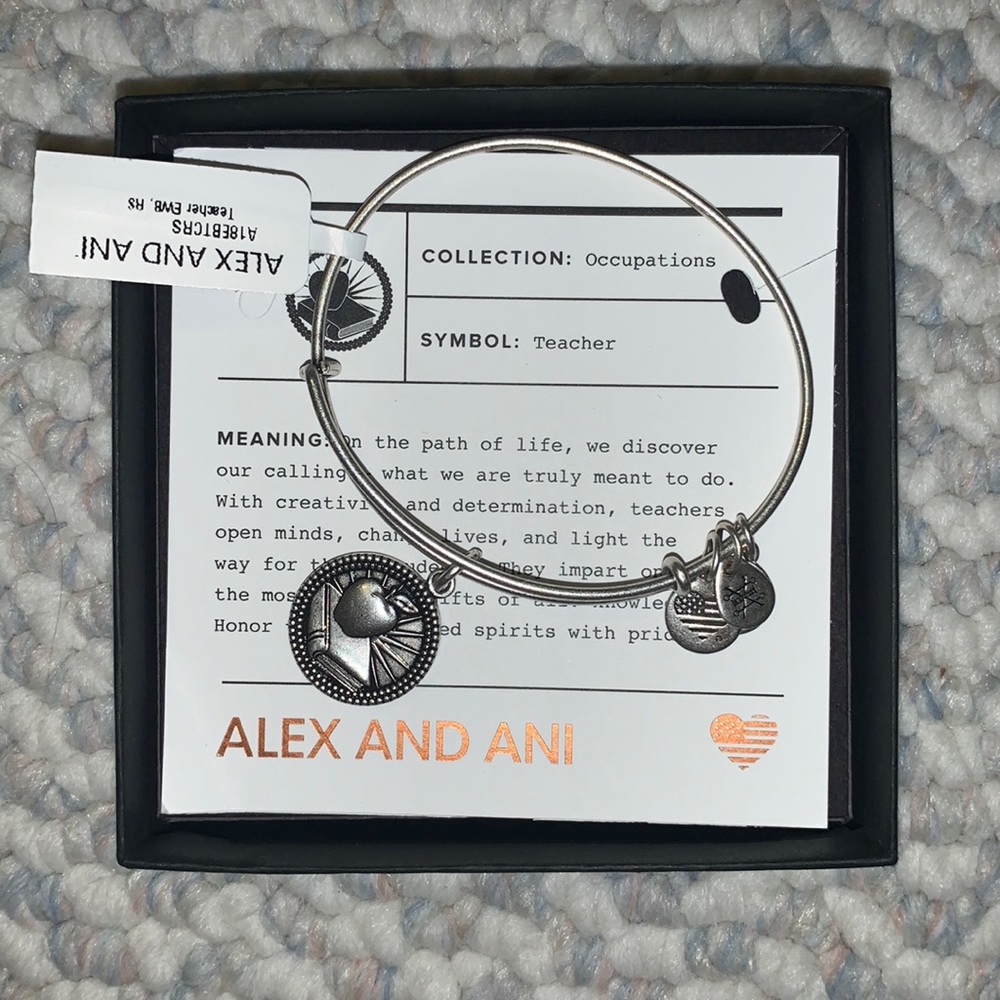 Alex and Ani Teacher Bracelet